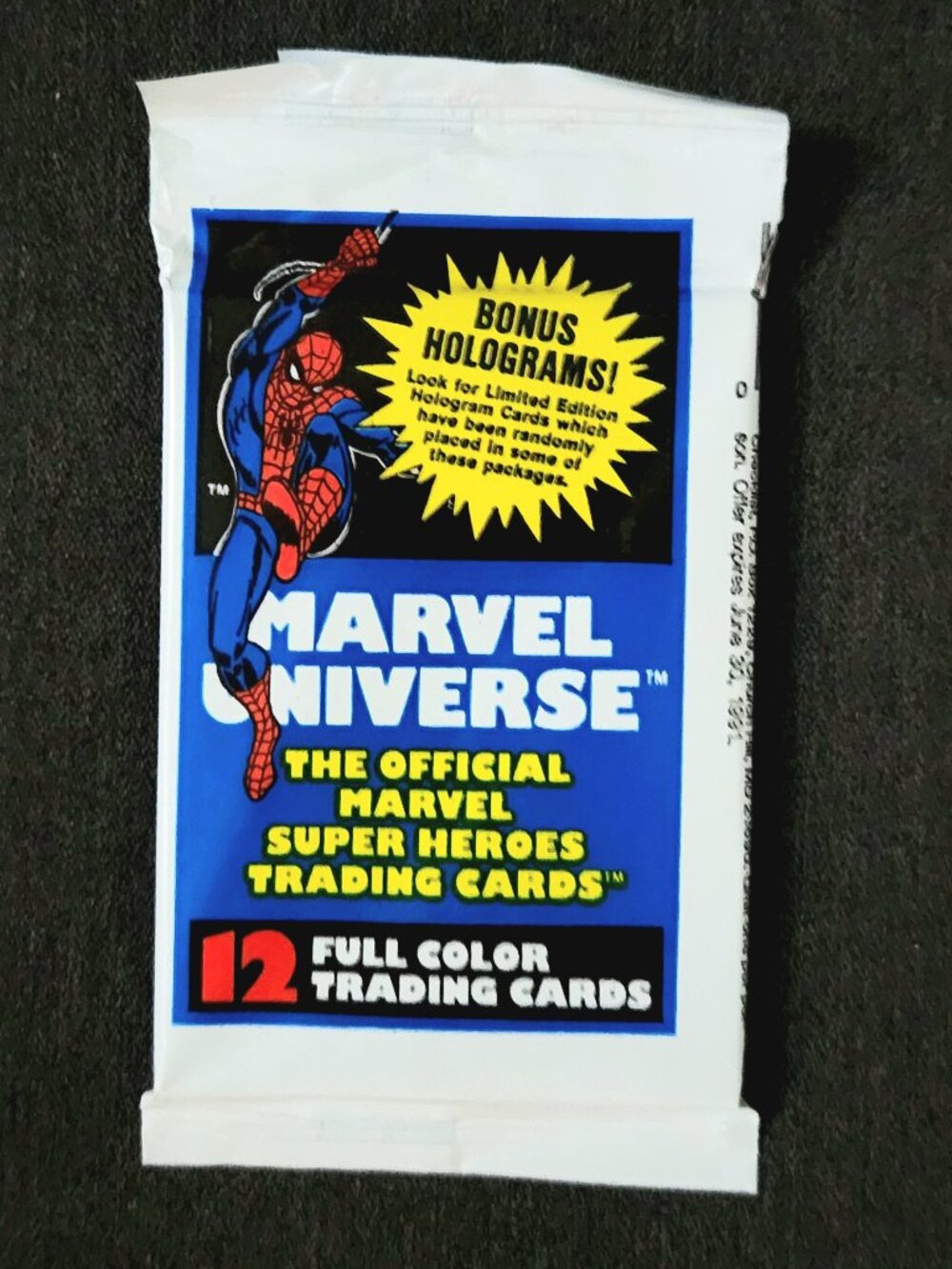 1990 Marvel Universe Spider-Man Sealed Pack